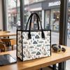 Winter Pattern Tote Bag for Daily Use