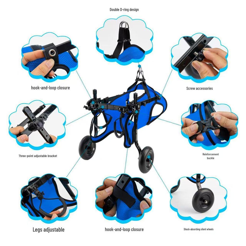 Pet Wheelchair: Rehabilitation Walking Aid & Booster Scooter for Dogs