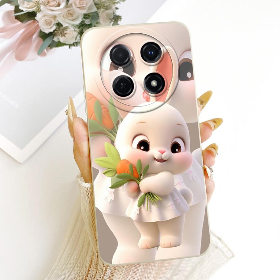 Case For Huawei Nova 12i 13i Shockproof Cover Lovely Cartoon Cat Soft Silicone Funda For Huawei Nova12i Enjoy 70 Pro Phone Shell