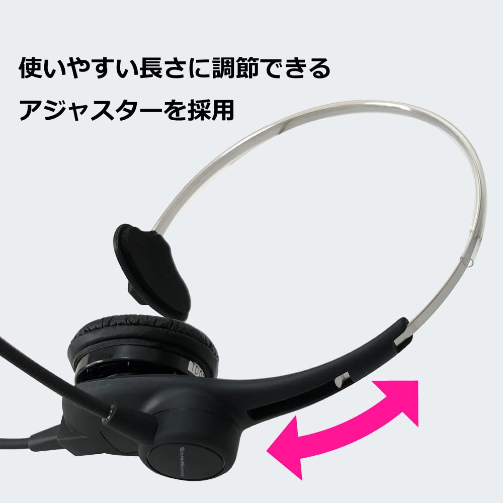 SOUNDWARRIOR SW-H1 Ultra-Lightweight Single Wired On-Ear Headset with Replacement Accessories, Made In Japan