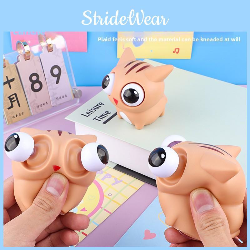 Animal Stress Cat Ball Material Child Toddlers Promoting Hand Coordination Eye