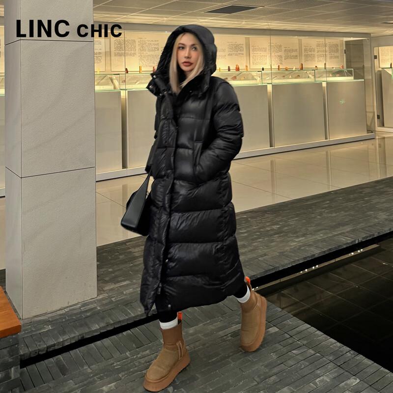 Jinyujie Women's Long 90% Goose Down Puffer Jacket