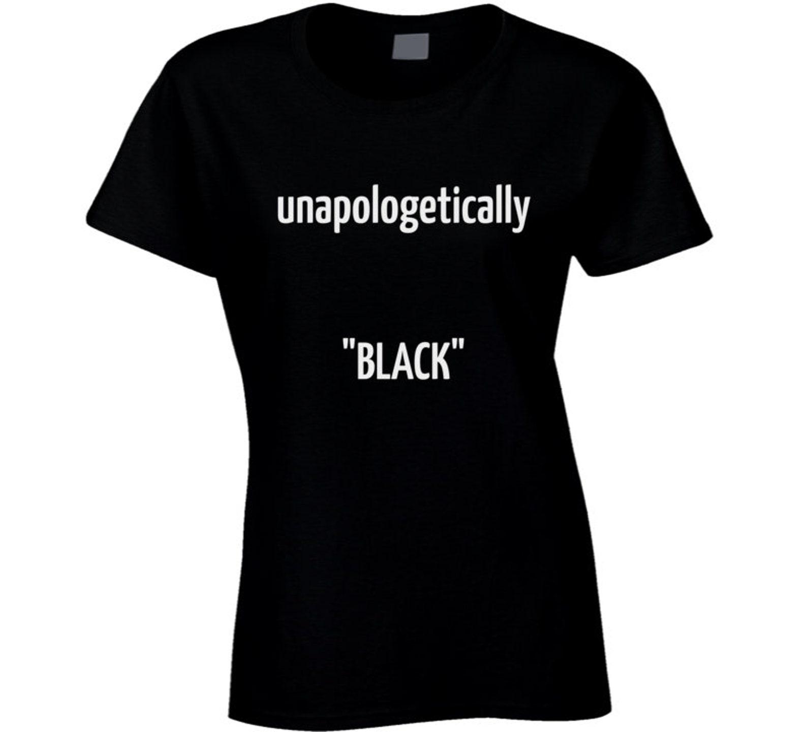 Unapol...black Ladies T Shirt 4XL
