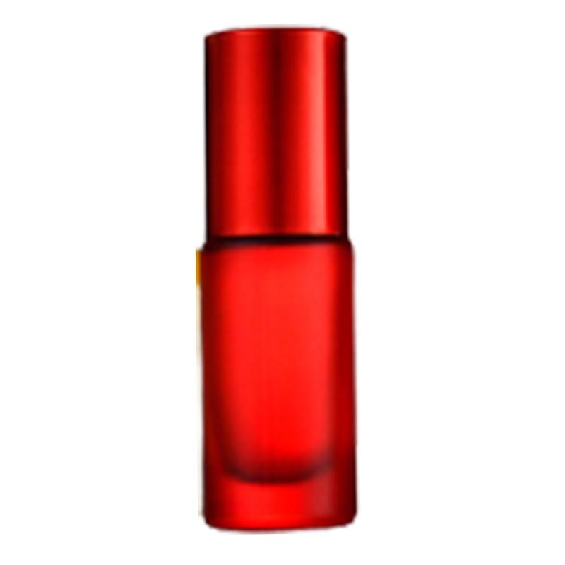 5/10ml Glass Roller Bottle For Essential Oils Aromatherapies Refillable Portable Roll On Container Practical Leakproof Design