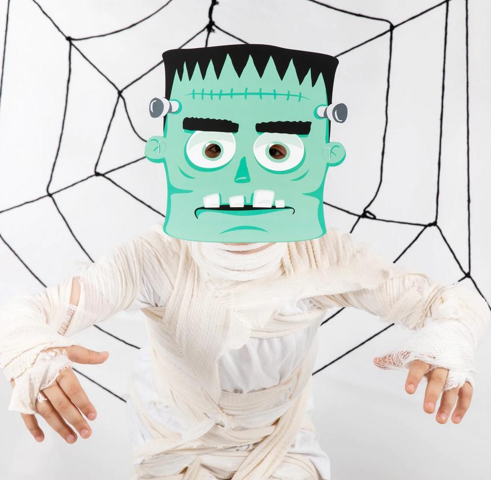 Maski Papierowe Halloween Monsters 24X23Cm 6Szt.