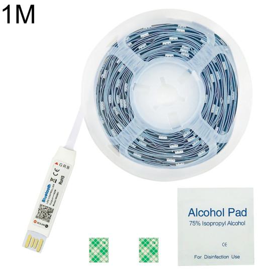 

Светодиодный пульт дистанционного управления RGB 5050 для спальни с изменением цвета, комплект гибких световых лент 1M