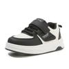 Kids Casual Sneakers Fall 2026 Soft Sole Unisex Toddler Child Low-Top PU Shoes With Velcro