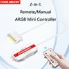 RGB Remote Controller ARGB 5V 3PIN To SATA 1 To 4 Sync Motherboard Cable Extension Line for PC Fan Cooling Fan Light Strip