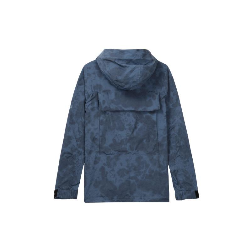 Nike Tie-Dye Print Zip Hoodie Jacket Men Outerwear Phantom-Blue DX0218-491