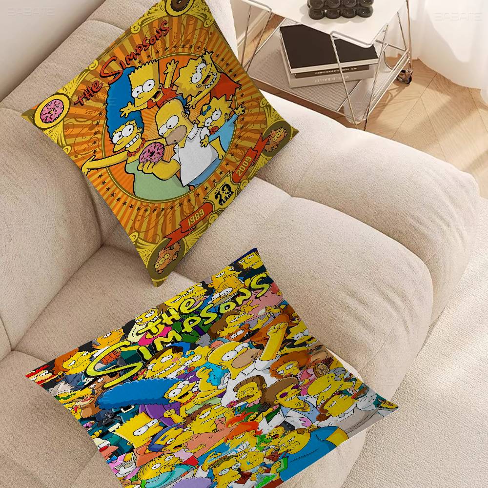 Cartoon T-The Cool S-Simpsons Pillowcases Home Bedding Decorative Pillow Cover Wedding Super Soft Pillow Case