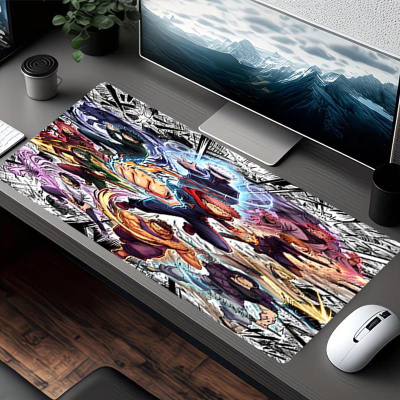 Podložka pod myš s potiskem Jujutsu Kaisen, pro podložku pod klávesnici, podložka pro notebook PC pro kancelářské domácí použití, dekorace stolu, perfektní dárek k narozeninám pro hráče