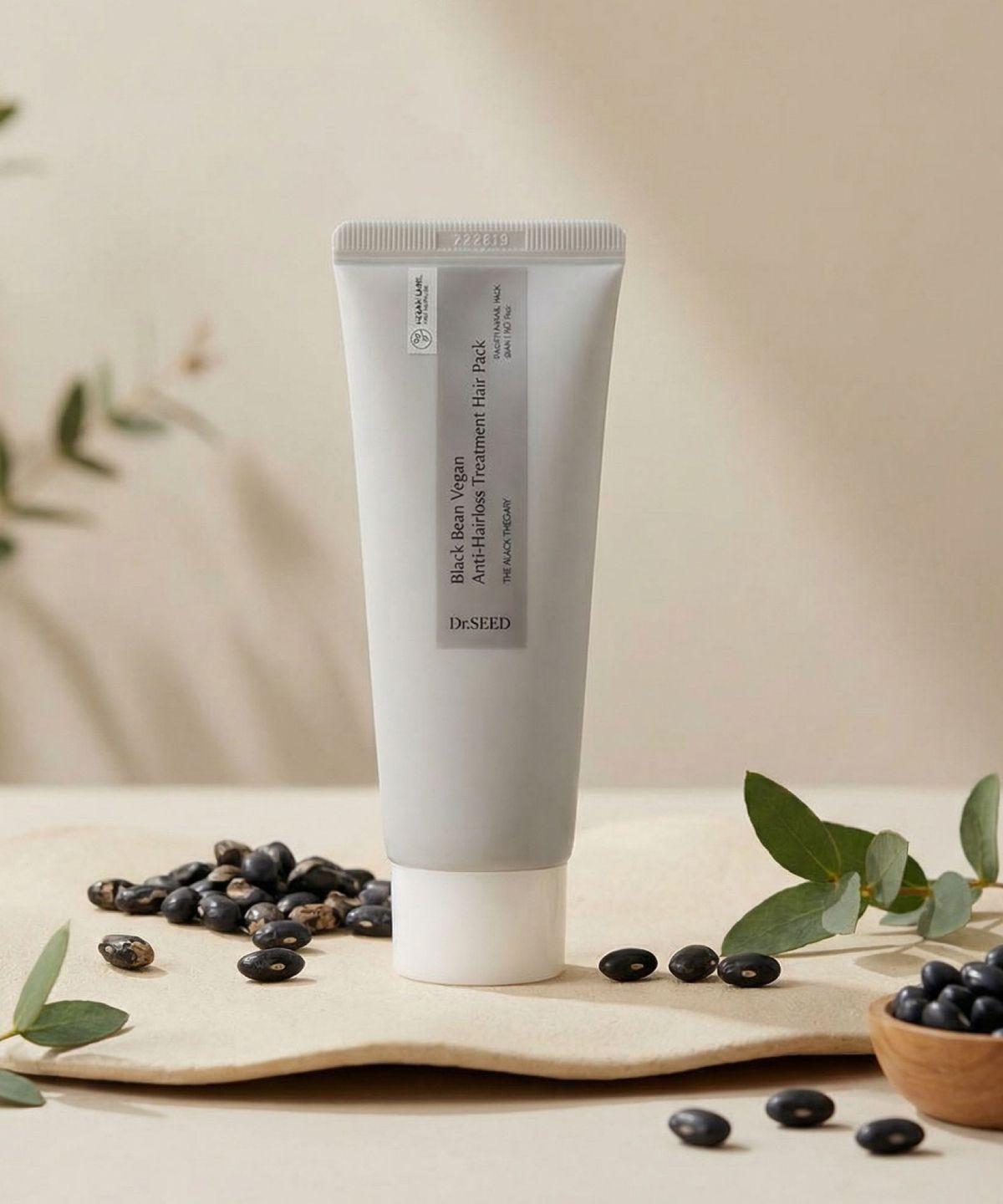 Black Bean Vegan Hair Loss Treatment Hair Pack Travel Size 30ml