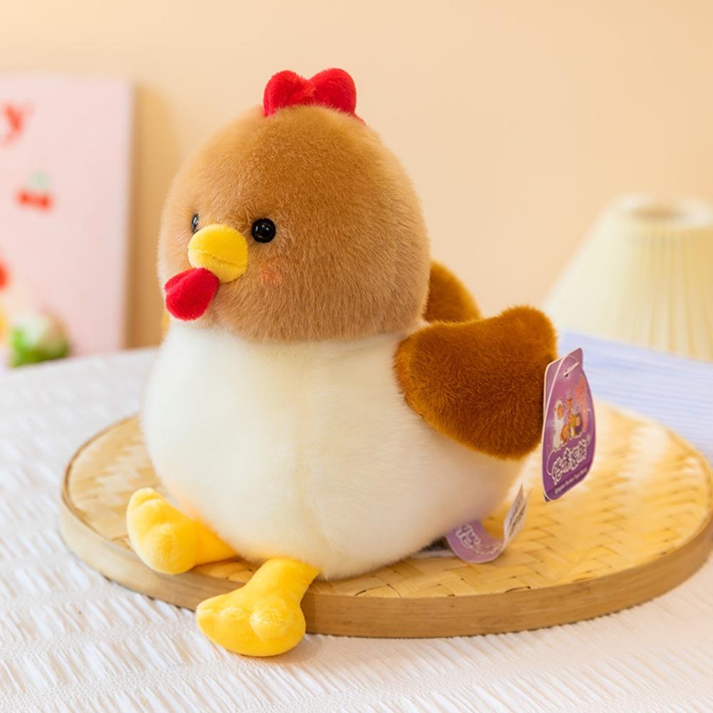 Realistic Looking Chicken Plush Doll Cute Rooster Hen Plush Toy Chicken Plush Toy  Doll Toy