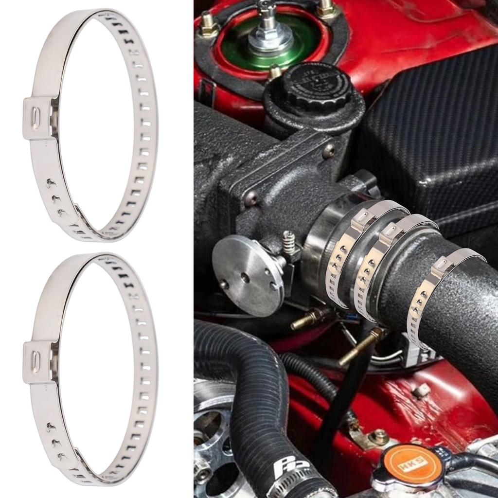 Stainless Steel Hose Clamp Adjustable Universal Clamp for Car Repair Radiator Air Intake CV Joint Boot Replacement CV Boot Clamp