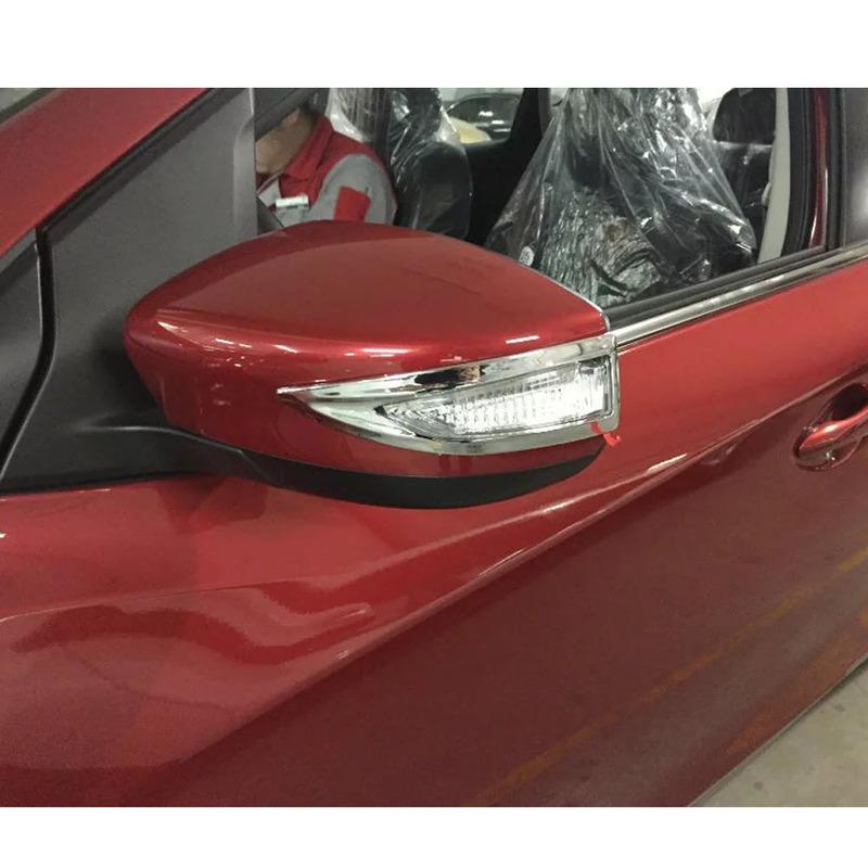 ABS Decoration Body For Nissan Altima Teana 2013 2014 2015 2016 2017 2018 Rear View Rearview Side Glass Mirror Trim Eyebrow 2PCs