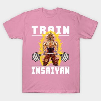 T Shirt Women Train Insaiyan Goku Deadlift Harajuku Print Kawaii Tshirt Summer Short Sleeve Female T-Shirt Top Tee