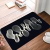 Spiritual Human Evolution Area Mat Consciousness Awakening Chakra Non-Slip Floor Rug for Meditation Room Welcome Mat Home Gift