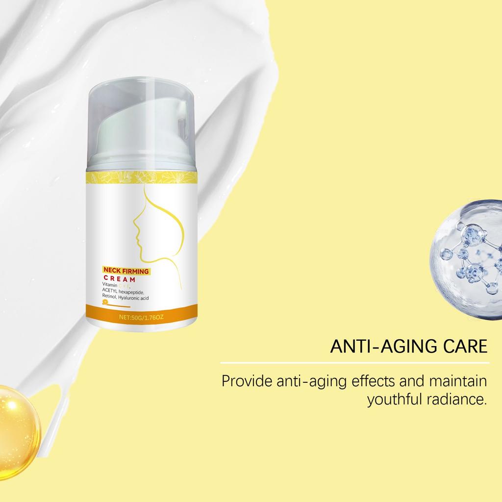 Retinol Neck Moisturizing Cream Neck Skin Care Gentle Moisturizing Hydrating Neck Cream