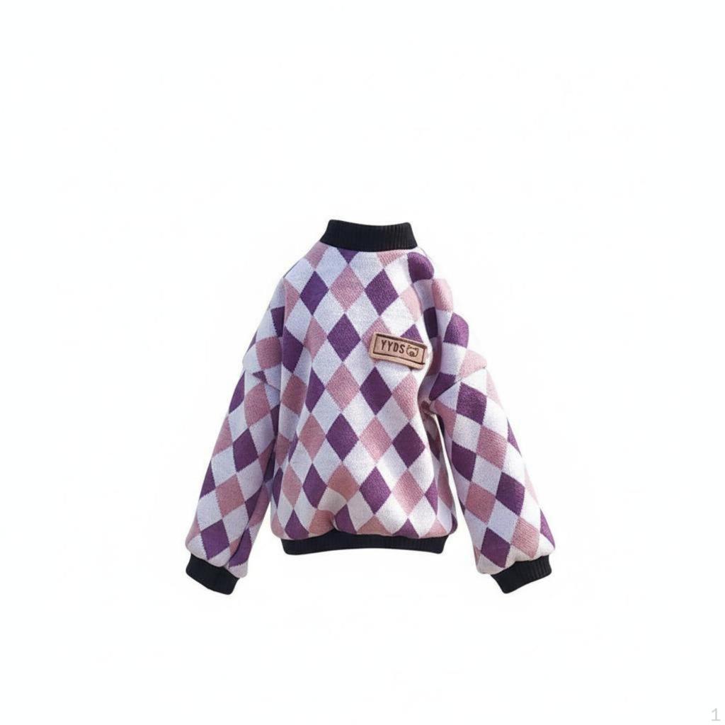 Ball Jointed Doll Clothes Versatile Sizing Fit BallJointed Top GenderNeutral Design Black White