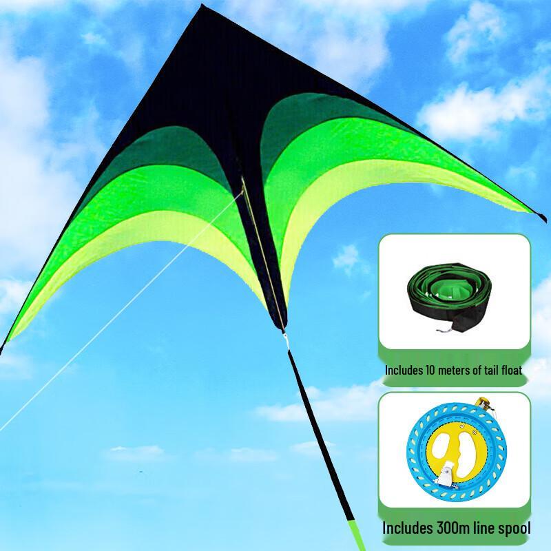 CCLIFE Large Prairie Kite - Easy-to-Fly Toy Kite for Children & Adults