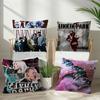 Pillow Covers Cartoon Sofa Decorative Home Doublesided Printing Short Plush Cute Cushion Cover Band LLinkin From logo PPark