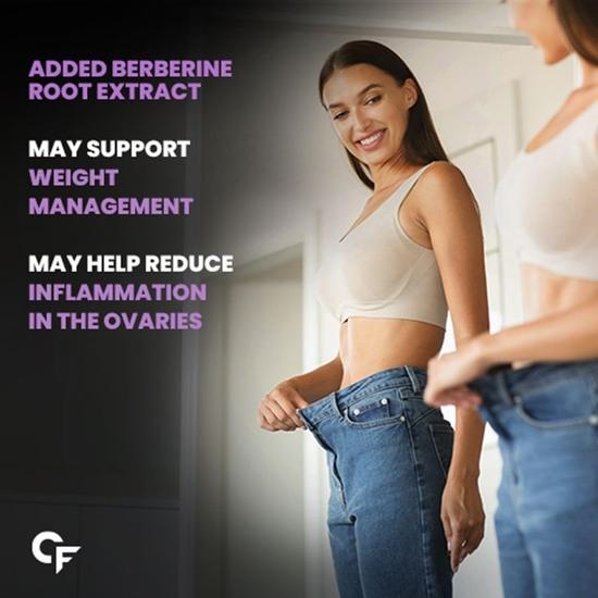 Carbamide Forte doplňky stravy pro ženy s PCOS po 40:1 Poměr Myo-inozitolu k D-chiro-inozitolu | Inositolový doplněk pro PCOS - 60 rostlinných tablet