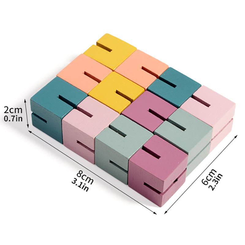 

3D Деревянные Игрушки Кубик Сома Детские Развивающие Строительные Блоки Монтессори Головоломки Игры Игрушки Игра для Развития Мозга Сенсорная Игрушка