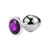3PCS Multi Size Metal Diamond Anal Buttplug Toys for Men Women Couples Anal Expanders Sm Adult Sex Toys Gay Extreme Sex Bdsm Sex