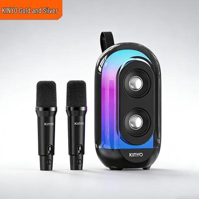 KINYO K28 KI Karaoke Bluetooth-Lautsprecher mit Mikrofon CN-Stecker (Adapter enthalten)