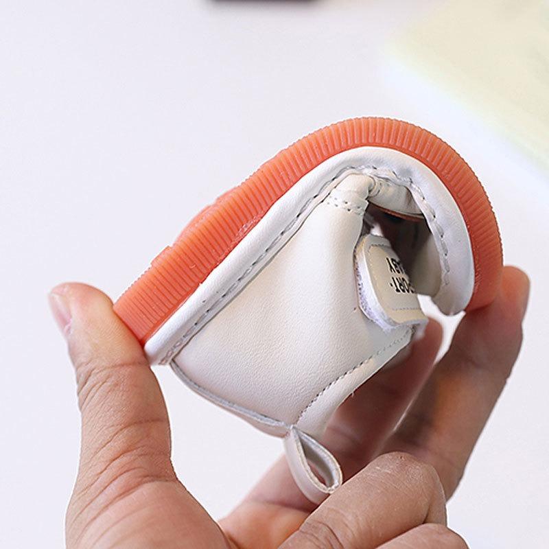 Unisex Baby Single Shoes, Spring/Autumn Style Infant Shoes 0-1-2 Years Old, Soft-Soled Squeaky Shoes.