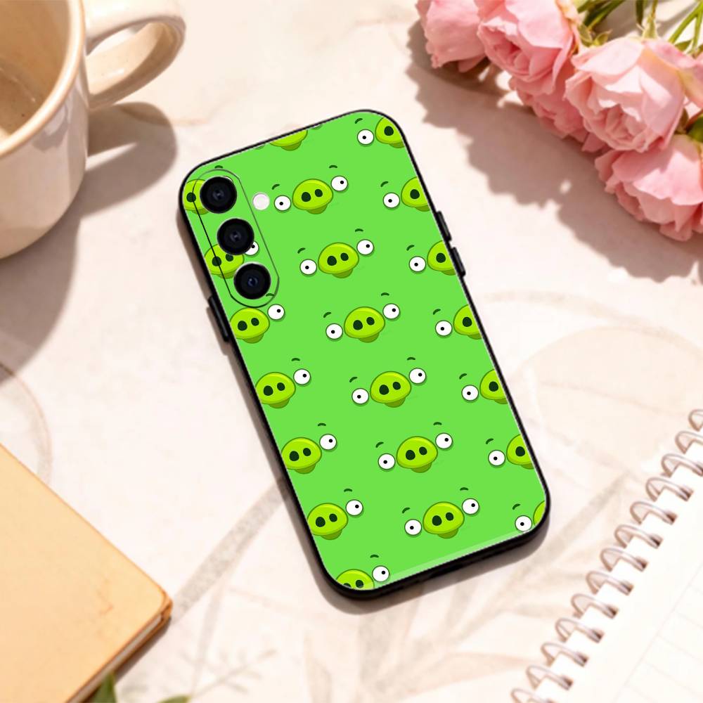 A-angry-B-Bird- Game   Phone Case For Samsung Galaxy A73,A72,A71,A70,A53,A52,A51,Others Soft Black Shell