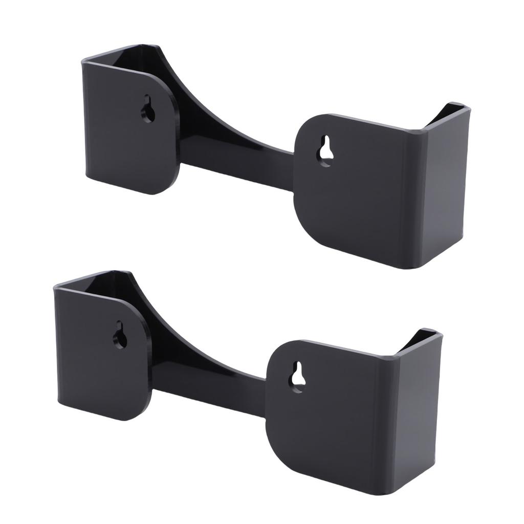 2pcs Hat Wall Racks Space Saving Acrylic Wall Mounted Hat Storage Organizers for Baseball Caps Black