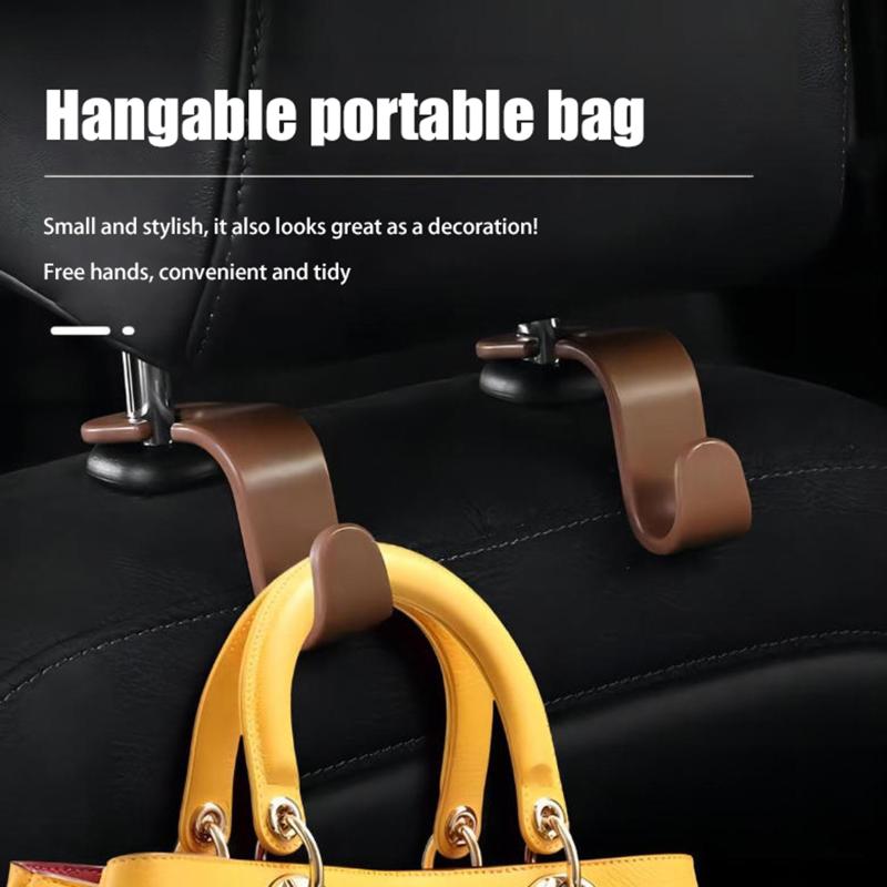 1/5 Pcs Hooks For Bags Car Clips Auto Fastener Hangers Car Storage Front Seat Headrest Organizer Holder Interior Accessories