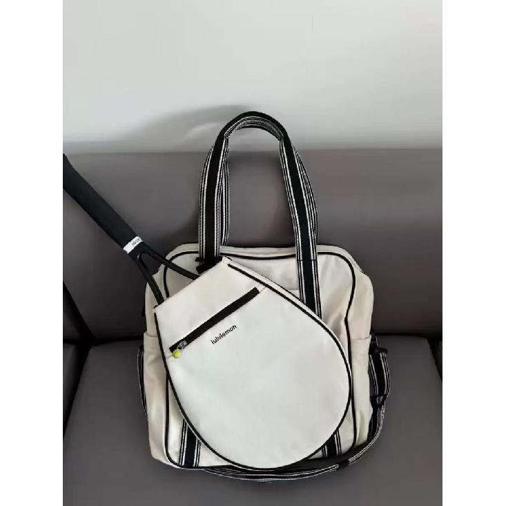 Lu2026Lu Bao Lu Borsa da tennis 3 in 1 da 30L a doppio uso, borsa da tennis sportiva per yoga, zaino leggero