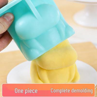 Hippopotamus Silicone Mousse Mold: 3D Cute Cartoon Cake Shaper for Creative Baking