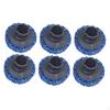 6 Brake Hub Cleaning Discs, Sanding Wheel Care Accessory, Tool for Studs And