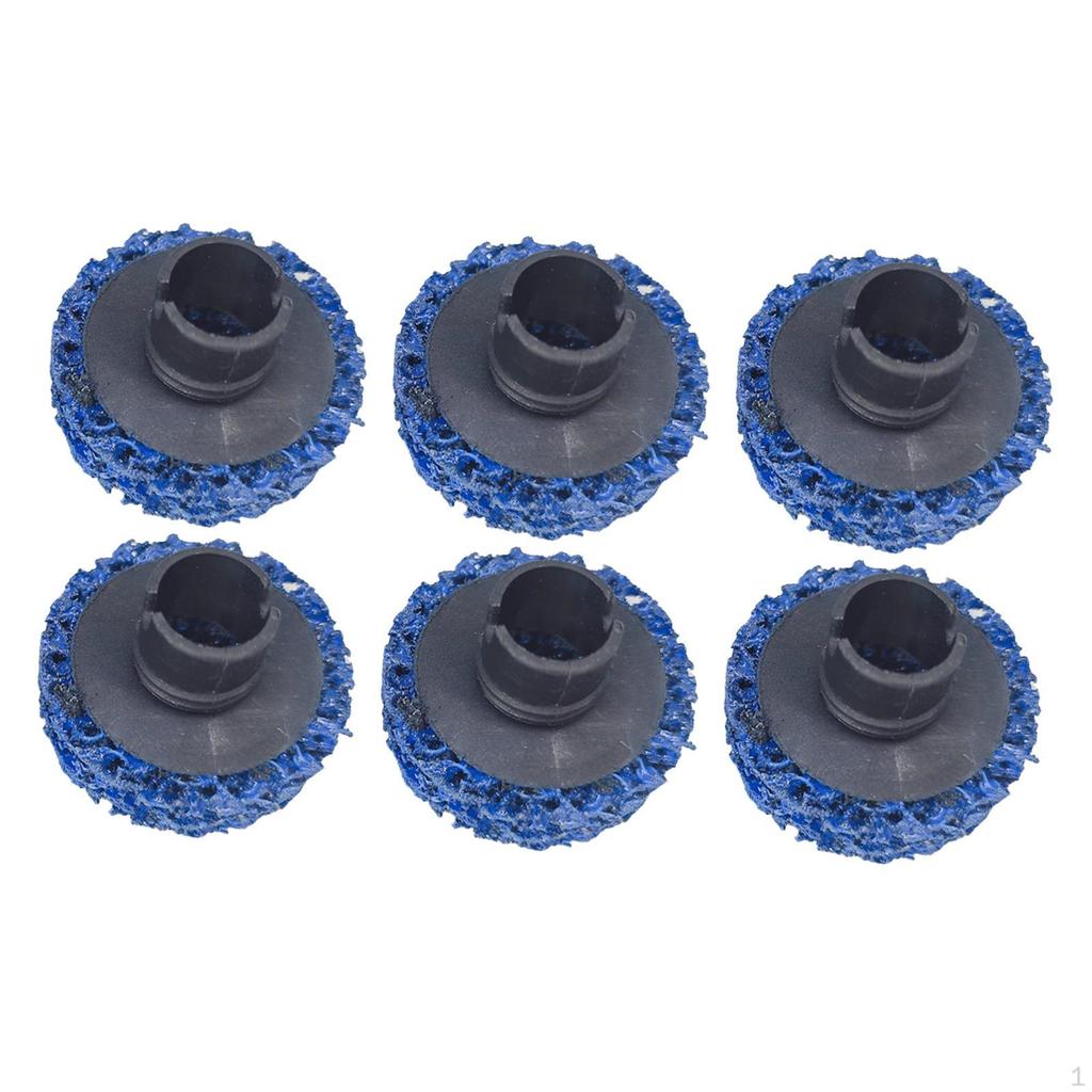 6 Brake Hub Cleaning Discs, Sanding Wheel Care Accessory, Tool for Studs And