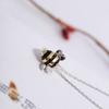 Party 925 Sterling Silver Cute Bees Necklaces & Pendants For Women High Quality Lady Sterling-silver-jewelry