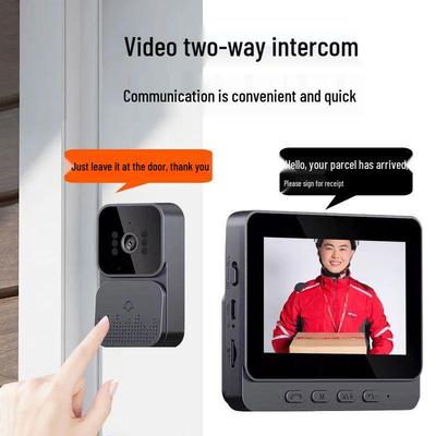 Sonnette vidéo sans fil intelligente pour maison avec moniteur d'écran