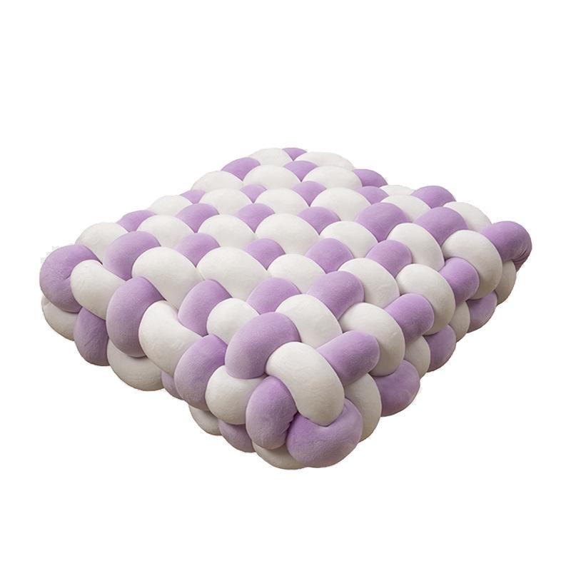 Nordic Woven Throw Pillow - Plush Square Backrest Sofa Cushion for Home Decor
