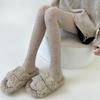 Women Twist Striped Pattern Opaque Tights Winter Fall Hosiery Elastic Jacquard Solid Color Pantyhose Stockings Leggings