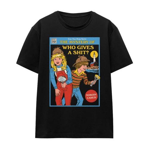 Steven Rhodes Womens/Ladies Who Gives A Shit T-Shirt