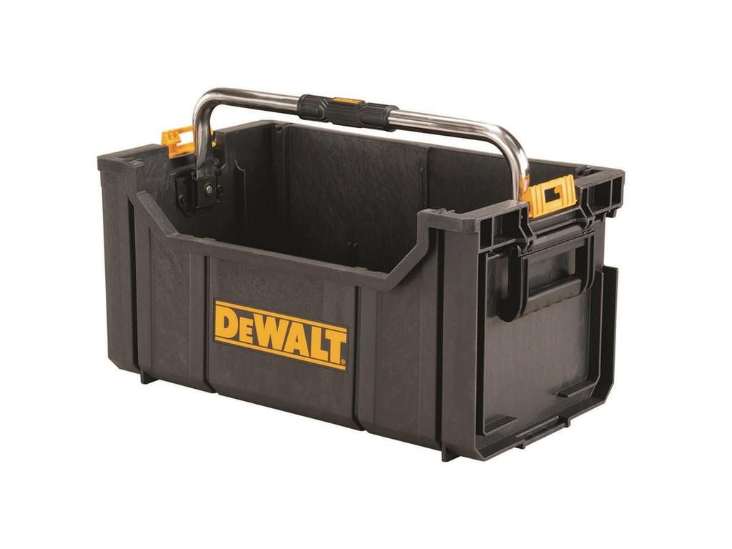 Systém DEWALT Tough System Úložná schránka Typ tašky Skříňka na nářadí Úložná schránka Box na nářadí DS280 Snadné přenášení Stohovací úložný prostor s dlouhou rukojetí DWST1-75654