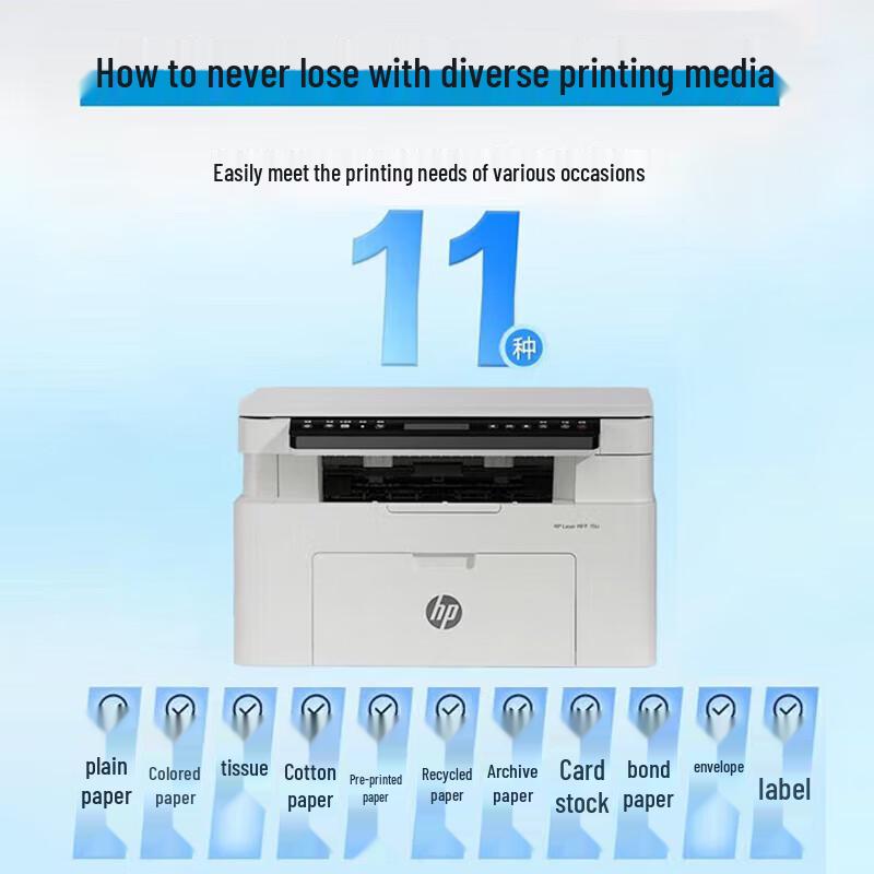 HP 115A Black and White Laser Multifunction Printer CN Plug (adapter Included)