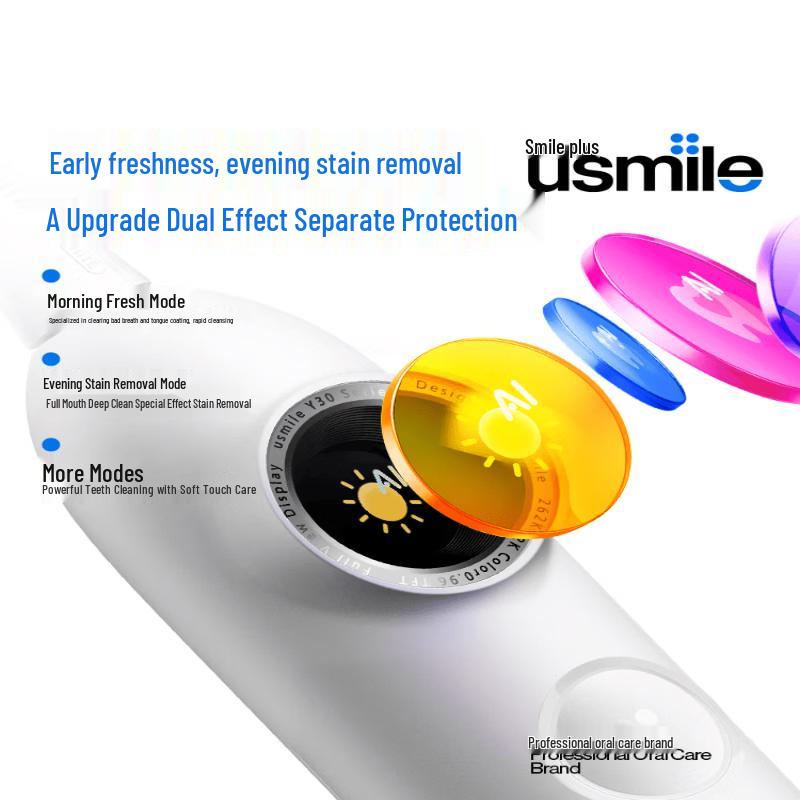 usmile Y30S AI Smart Electric Toothbrush CN plug (adapter included)
