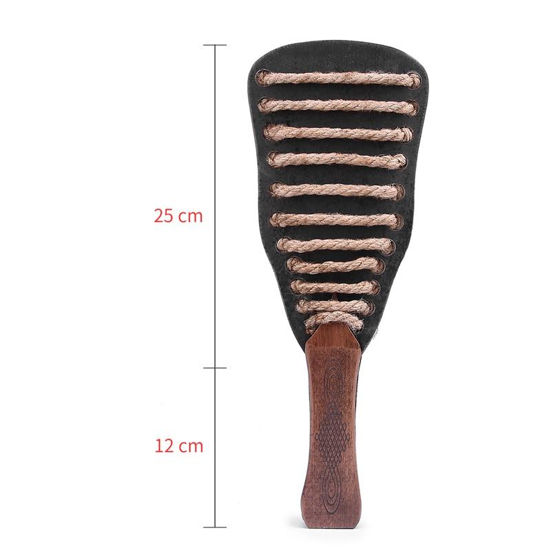Hemp Rope Spanking Paddle Impact Play Kink Fetish Paddles