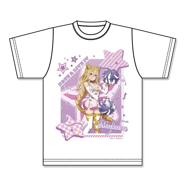 Date A Live IV Hoshimiya Mutsumi Original Graphic Cheerleader T-Shirt