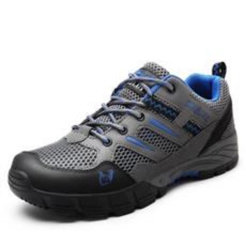 

Men s Outdoor Hiking Shoes Breathable Mesh Non-slip Sole Lightweight Trekking Sneakers 44 армія зелений колір
