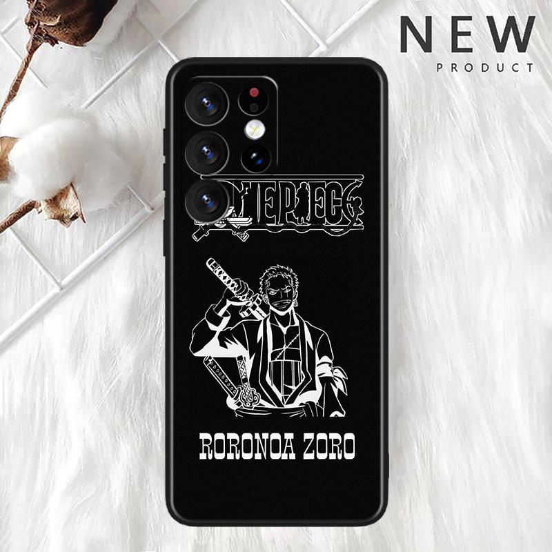 O-nes-hP-ieces Retro Art For Samsung M62 M52 M33 M32 M31 M30 M23 M22 M21 Note 20 10 9 8 Ultra Plus Lite Black Phone Case