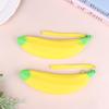 Cute Banana Silicone Coin Purse Creative Simulation Fruits Small Wallet Multifunctional Money Pouch Keychain Backpack Pendant